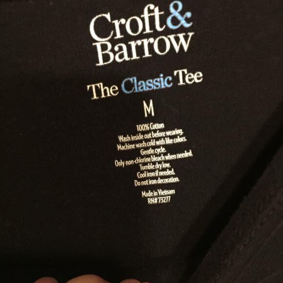 Croft & barrow Classic Tee 100% cotton Women's top M - Picture 4 of 6